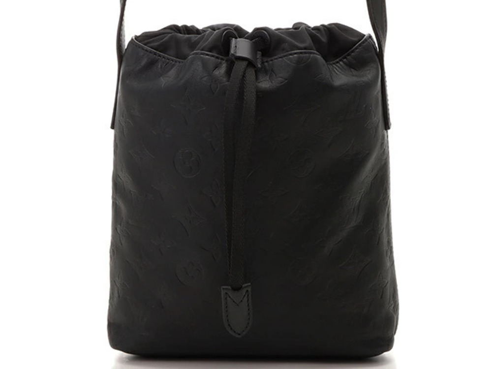 LOUIS VUITTON Bag Shoulder Monogram Shadow Black